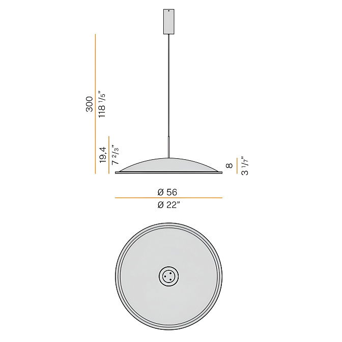 Потолочный светильник  Panzeri phi - фото-6 | interior market
