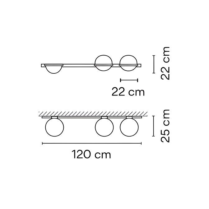 Потолочный светильник  Vibia Palma - фото-3 | interior market