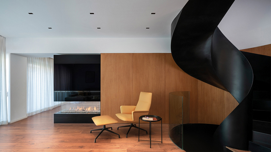 Встраиваемый светильник  Arkos Light BLACK FOSTER MICRO RECESSED 2X2 2700K N - фото-3 | interior market