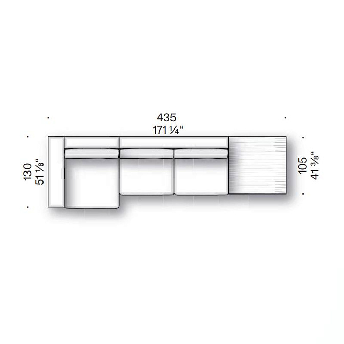 Диван De Padova Flying Landscape 25 - фото-6 | interior market