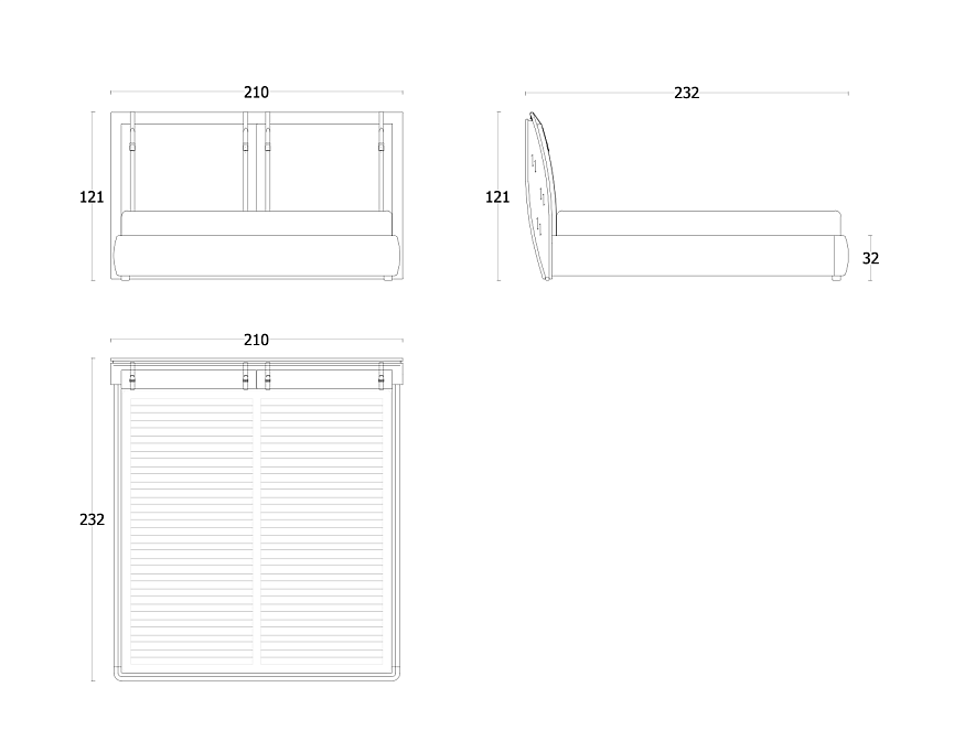 Кровать Malerba Stay - фото-5 | interior market