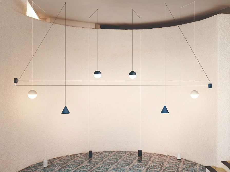 Потолочный светильник  Flos String Light Sphere - фото-3 | interior market