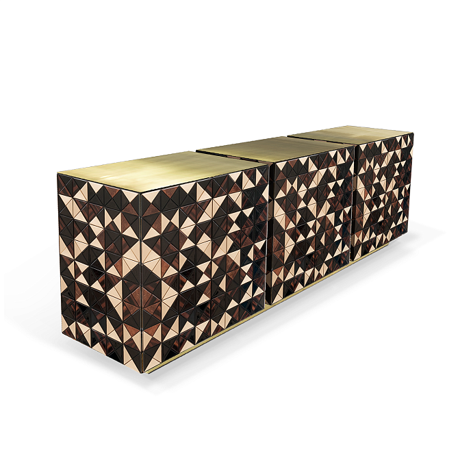 Комод Boca do Lobo Pixel Walnut - фото-3 | interior market
