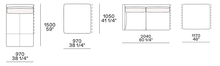 Угловой диван Poliform Bristol - фото-2 | interior market Угловой диван Poliform Bristol - фото-2 | interior market