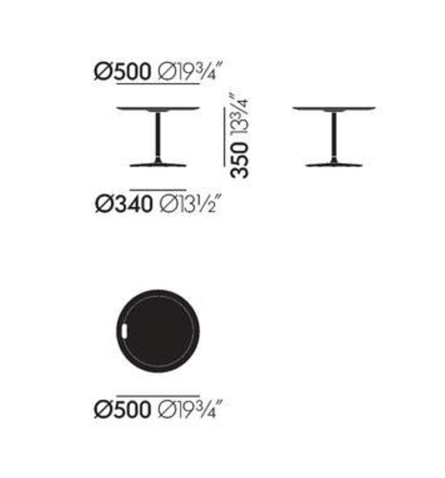 Журнальный столик Vitra OCCASIONAL LOW TABLE - фото-2 | interior market