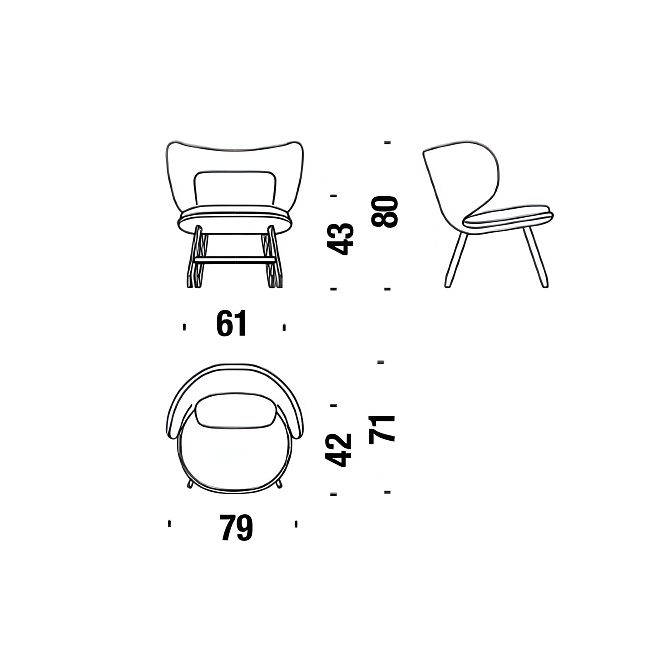 Кресло Moroso ARMADA - фото-4 | interior market