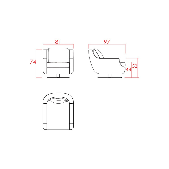 Кресло JNL Trouville - фото-3 | interior market