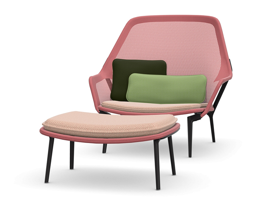 Кресло Vitra Slow Chair & Ottoman - фото-2 | interior market
