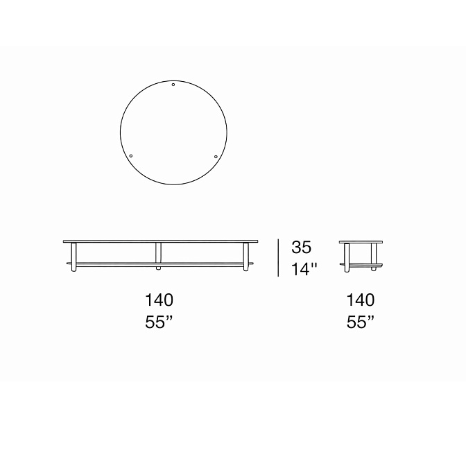 Журнальный столик Paola lenti Harvey - фото-3 | interior market