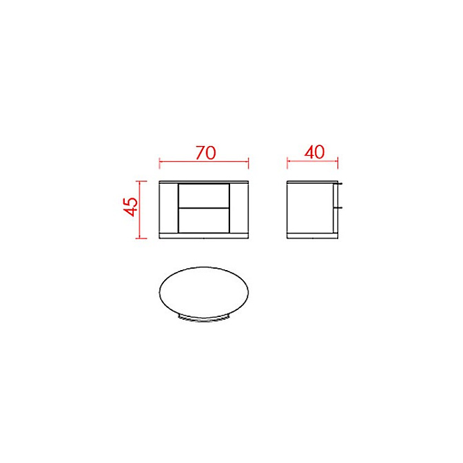 Прикроватная тумба JNL MIDNIGHT - фото-3 | interior market