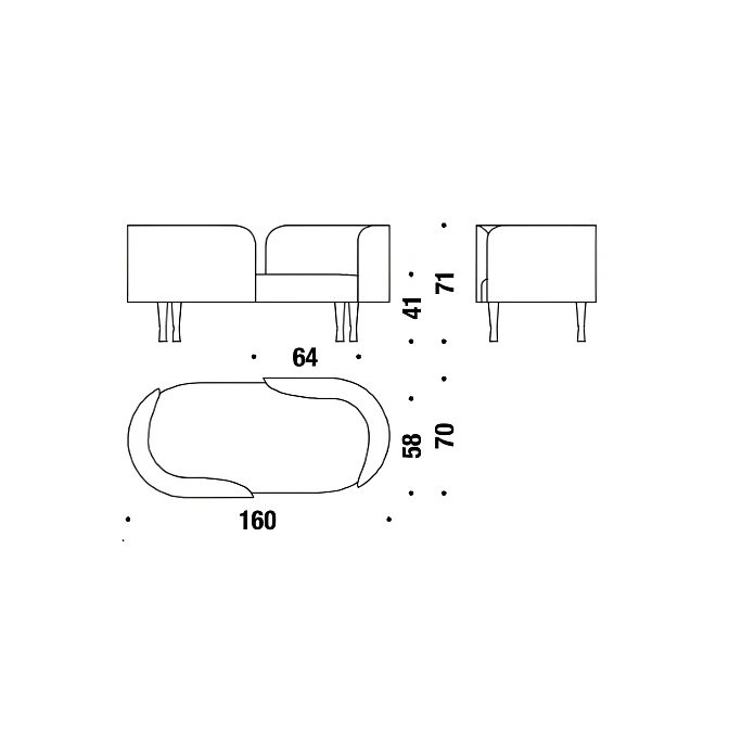 Диван-кушетка Moroso JOSEPHINE - фото-3 | interior market