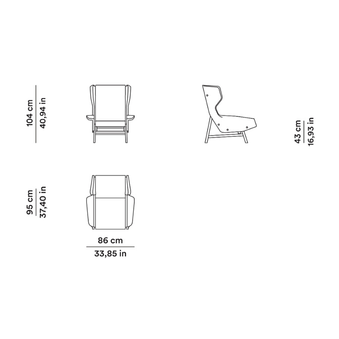 Кресло Tacchini GIULIA - фото-4 | interior market