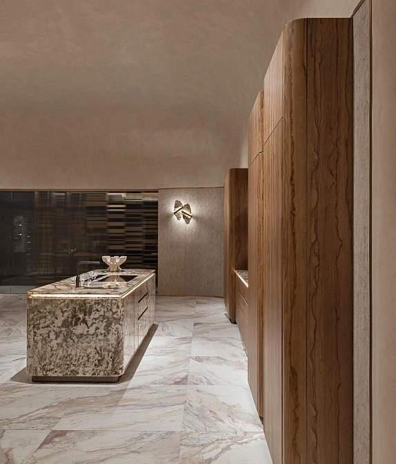 Кухня c островом Visionnaire By Ipe Cavalli Villa d'Este - фото-12 | interior market