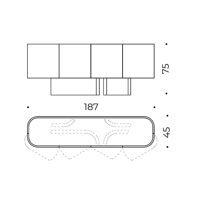 Офисная тумба Inedito/Asnaghi LABIRINTH - фото-2 | interior market