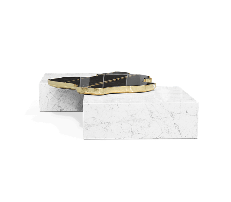 Журнальный столик Boca do Lobo Navarra Black White Center Table - фото-4 | interior market