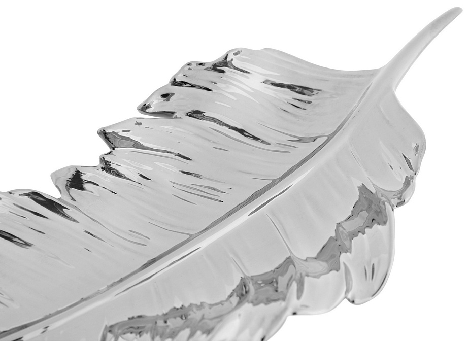 Декор, 42*14*4, ceramic / silver - фото-3 | interior market