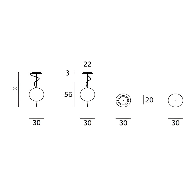 Потолочный светильник  Living Divani Ad-astra - фото-3 | interior market