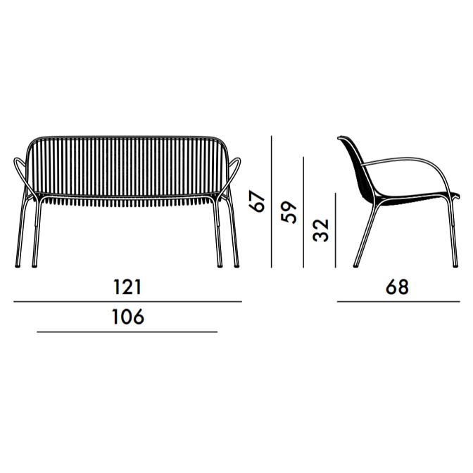 Диван для улицы Kartell Hiray - фото-4 | interior market