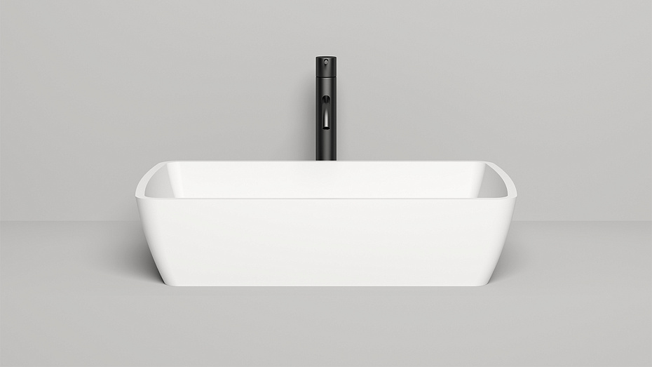 Раковина накладная матовая SALINI GLORIA 11 - фото-2 | interior market