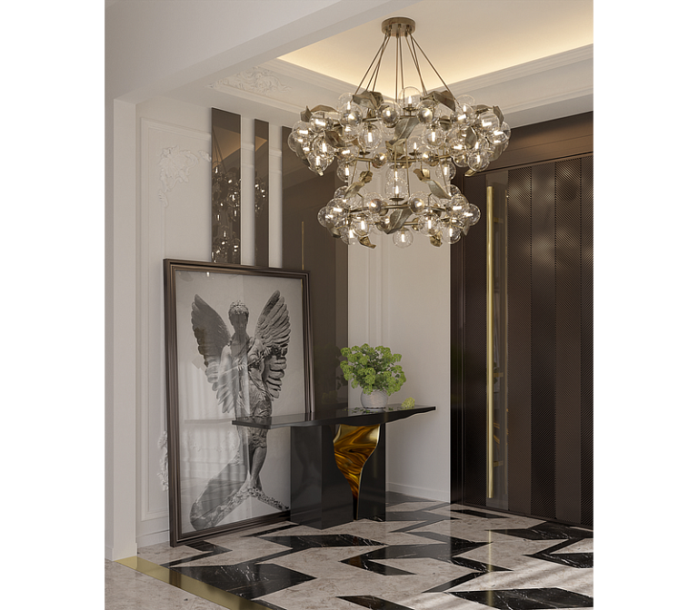 Потолочный светильник  Boca do Lobo Hera Round II Suspension Lamp - фото-9 | interior market