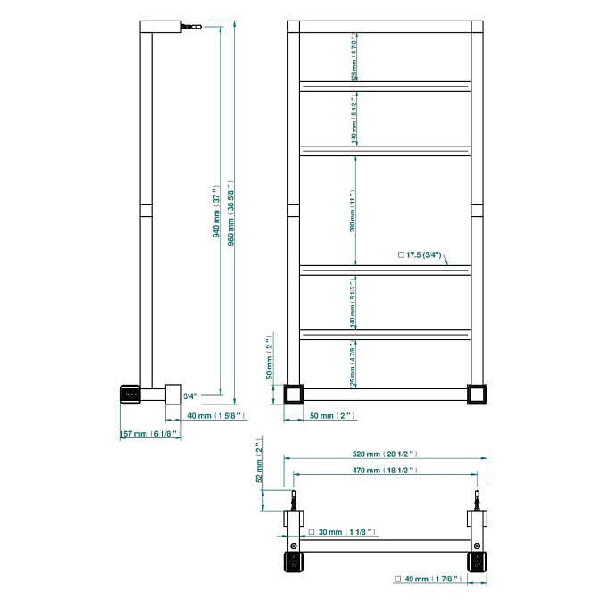 Полотенцесушитель THG Metropolis - фото-2 | interior market