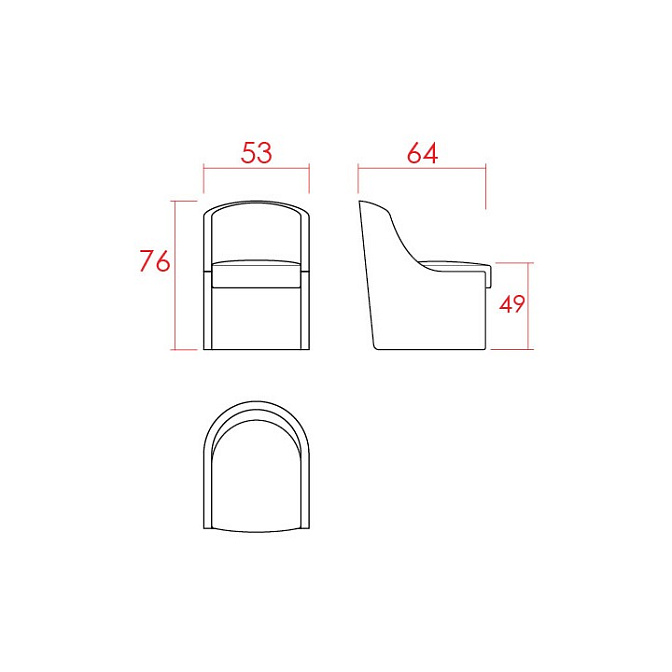 Обеденный стул JNL Cléance - фото-3 | interior market