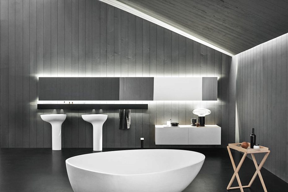 Столик для ванной со съемным подносом Agape X - фото-2 | interior market Столик для ванной со съемным подносом Agape X - фото-2 | interior market