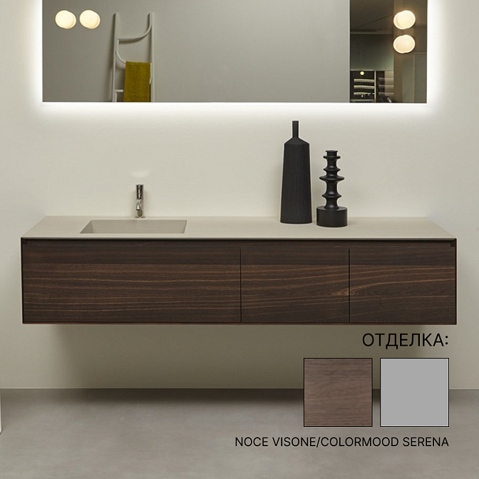 Комплект мебели с раковиной Antonio Lupi Panta Rei - фото-1 | interior market