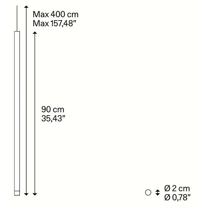 Потолочный светильник  Lodes (Studio Italia Design) A–Tube Nano large - фото-3 | interior market