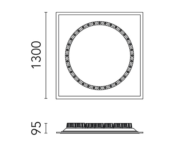 Технический свет Flos Circle of Light Plate 900 mm - фото-2 | interior market
