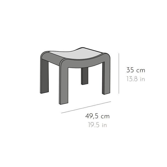 Табурет Pierre Chareau Curule tapissé - фото-4 | interior market