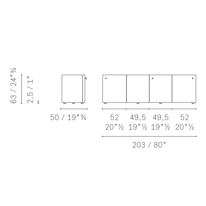 Офисная тумба Poltrona frau Trust - фото-2 | interior market Офисная тумба Poltrona frau Trust - фото-2 | interior market