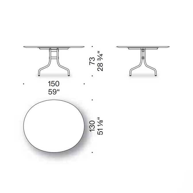 Обеденный стол De Padova shine - фото-3 | interior market