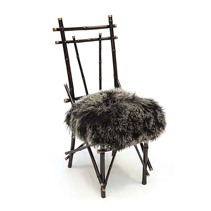 Стул Draga Aurel Furry Chairs In Bamboo - фото-1 | interior market