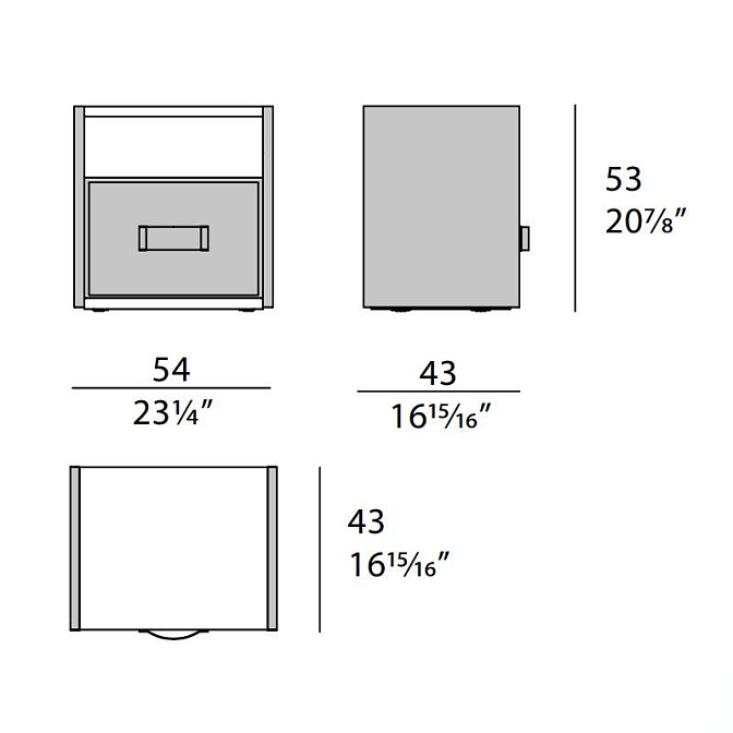 Прикроватная тумба Turri ATELIER - фото-6 | interior market