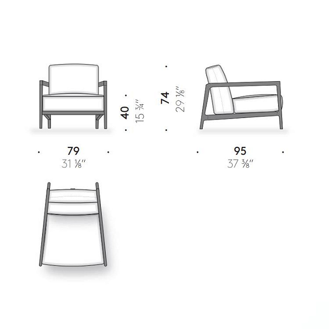 Кресло для улицы De Padova Everyday Life - фото-5 | interior market