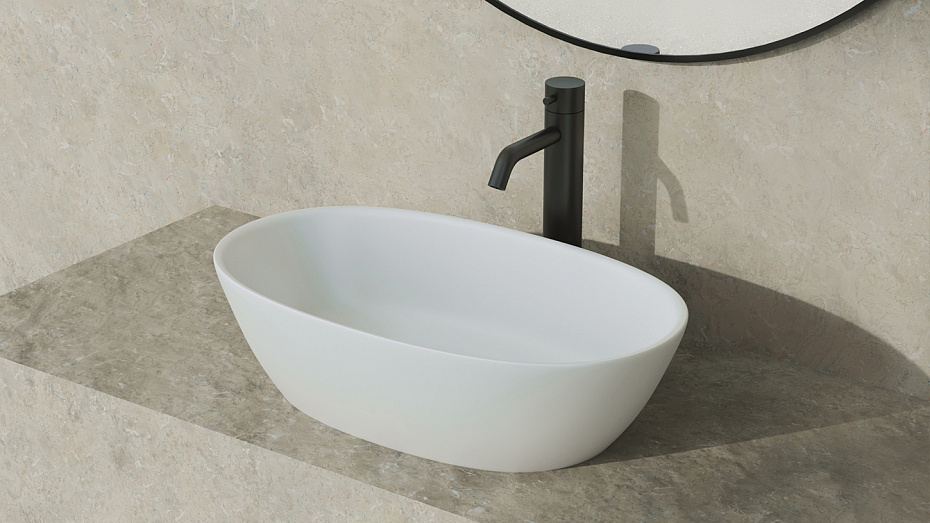Раковина накладная матовая SALINI SOFIA - фото-4 | interior market