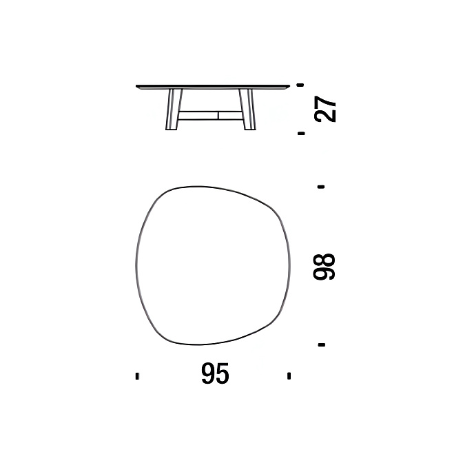 Журнальный столик Moroso Phoenix - фото-4 | interior market