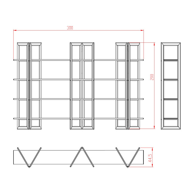 Книжный стеллаж JNL Escala - фото-3 | interior market