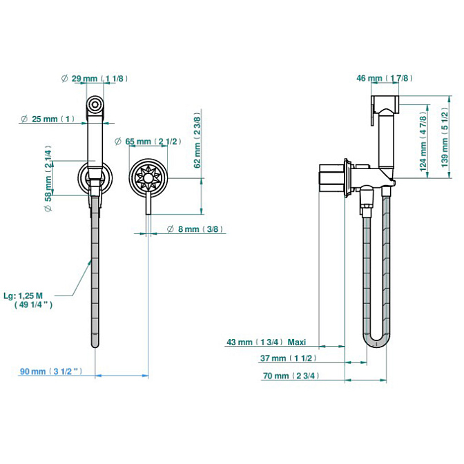 Смеситель для биде THG  - фото-2 | interior market