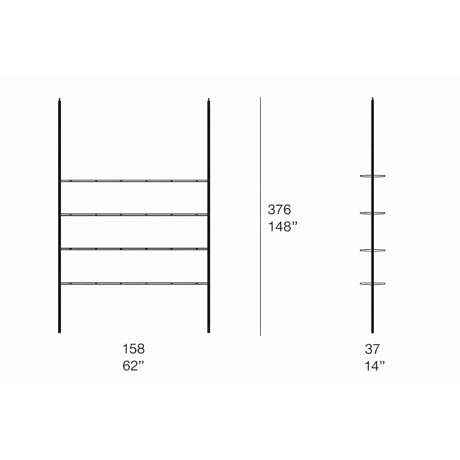 Стеллаж  Paola lenti Resort - фото-5 | interior market