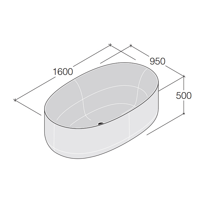 Отдельностоящая ванна Boffi ROUND SABBIA STONE - фото-3 | interior market