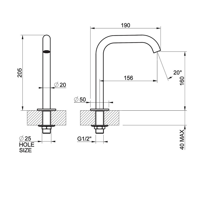 Излив Gessi GESSI 316 - фото-2 | interior market