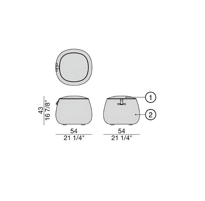 Пуф Porada Lagom - фото-4 | interior market