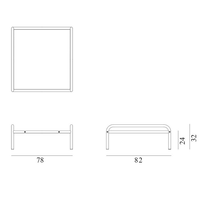 Стол Exteta Stringa Coffee Table 1963 - фото-4 | interior market