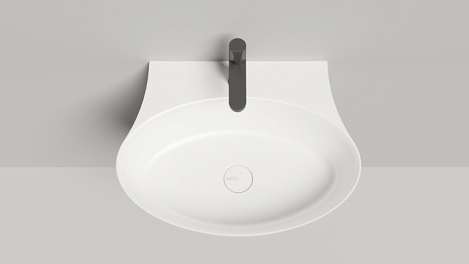 Раковина подвесная матовая SALINI ALDA WALL 01 - фото-3 | interior market
