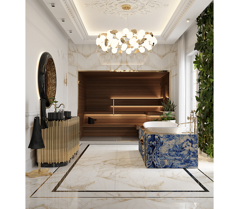 Потолочный светильник  Boca do Lobo Hera Round I Suspension Lamp - фото-3 | interior market