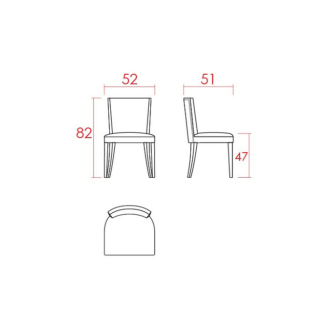 Обеденный стул JNL BOSTON - фото-3 | interior market