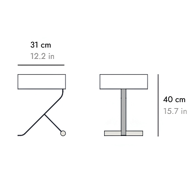 Настольная лампа PUNT CHICAGO - фото-5 | interior market