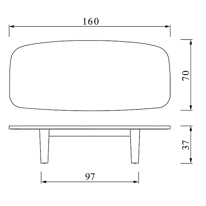 Журнальный столик Classicon Matéria - фото-5 | interior market
